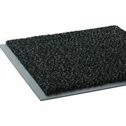Crown Cross-Over Wiper/Scraper Mat, Rectangular, Gray Carpeted Surface, 36" x 60"