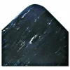 Crown Cushion-Step Marbleized Rubber Mat, Rectangular, Black Smooth Surface, 36" x 60"