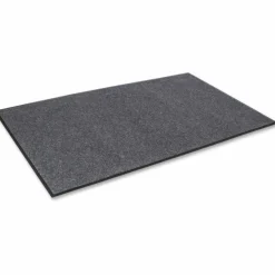 Crown EcoStep Wiper Mat, Rectangular, Charcoal Gray Cut Pile Surface, 48