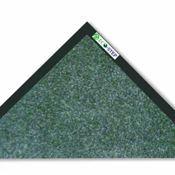 Crown EcoStep Wiper Mat, Rectangular, Charcoal Gray Cut Pile Surface, 36" x 10 ft