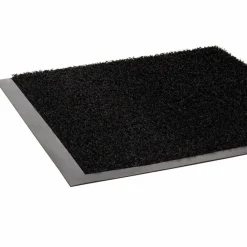 Crown Jasper Indoor/Outdoor Scraper Mat, Black Cut Pile Nylon Surface, 36