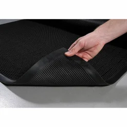 Crown Mats Mat-A-Dor Rubber Fingertip Scraper Mat - Entryway, Floor, Home, Office, Indoor, Outdoor - 32"x24"x 0.625" Thickness - MASR42BK