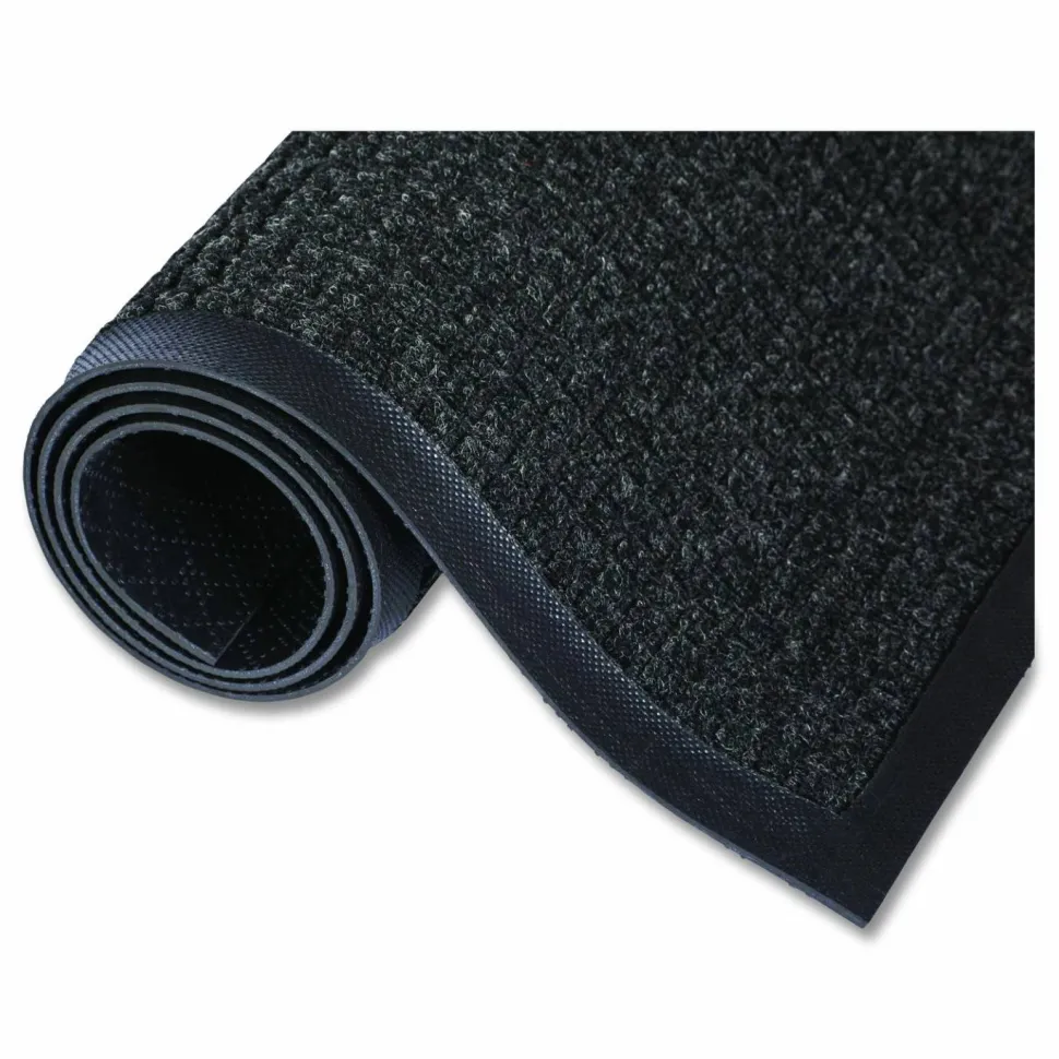 Crown Mats Super-Soaker Wiper Mat, 3/8"H x 45"W x 68"D, Charcoal
