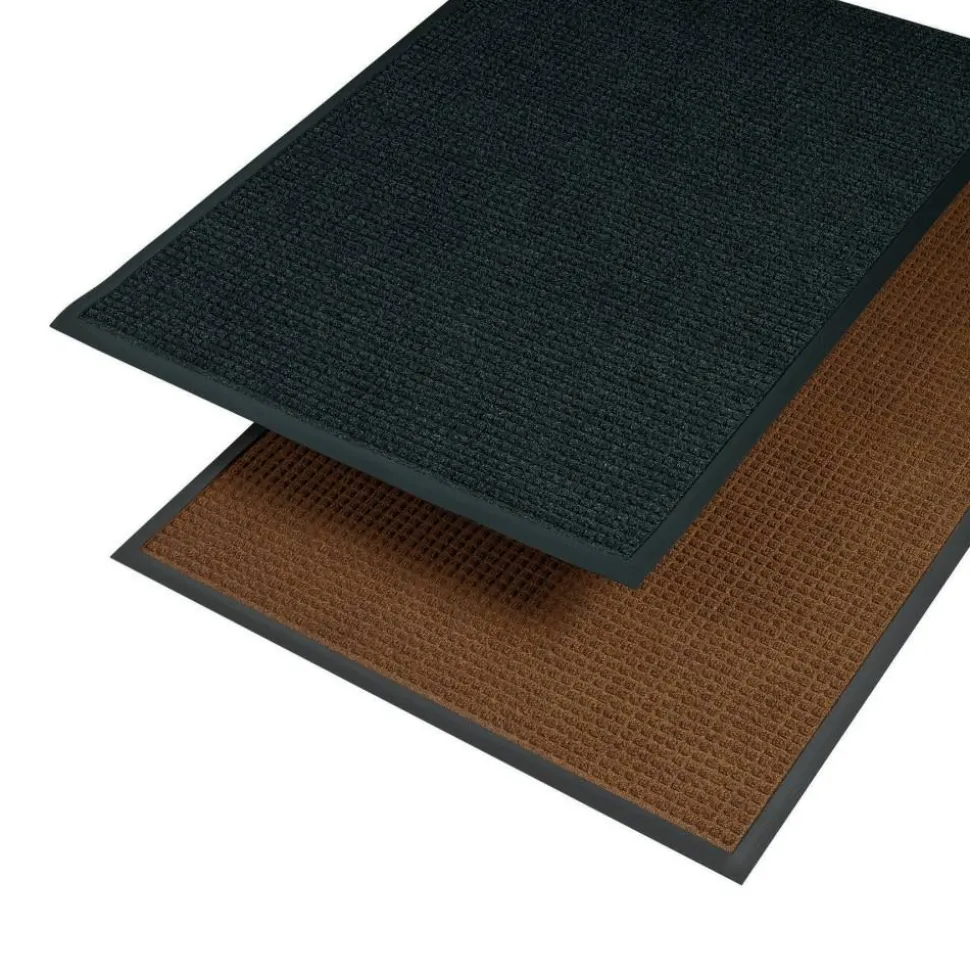Crown Mats Super-Soaker Wiper Mat, 3/8"H x 45"W x 68"D, Charcoal
