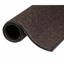 Crown Needle Rib Wipe And Scrape Indoor Mat, 36" x 60", Brown