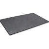 Crown Rely-On Olefin Indoor Wiper Mat, Rectangular, Charcoal Gray Cut Pile Surface, 36" x 60"