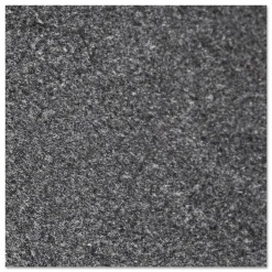 Crown Rely-On Olefin Indoor Wiper Mat, Rectangular, Charcoal Gray Cut Pile Surface, 36" x 60"