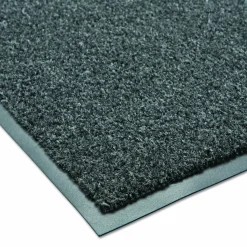 Crown Rely-On Olefin Indoor Wiper Mat, Rectangular, Charcoal Gray Cut Pile Surface, 36