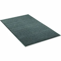 Crown Rely-On Olefin Indoor Wiper Mat, Rectangular, Charcoal Gray Cut Pile Surface, 36