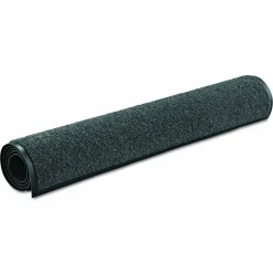 Crown Rely-On Olefin Indoor Wiper Mat, Rectangular, Charcoal Gray Cut Pile Surface, 36