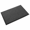 Crown Rely-On Olefin Indoor Wiper Mat, Rectangular, Charcoal Gray Cut Pile Surface, 48" x 72"