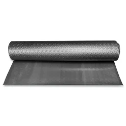 Crown Tuff-Spun Foot-Lover Diamond Surface Mat, Rectangular, Black Diamond Embossed Surface, 24" x 36"