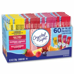 Crystal Light Variety Pack, Assorted Flavors, 60/Pack