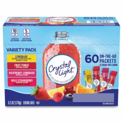 Crystal Light Variety Pack, Assorted Flavors, 60/Pack