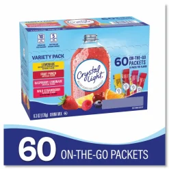 Crystal Light Variety Pack, Assorted Flavors, 60/Pack