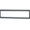 Cubicle Name Plate, 2 5/8" x 9 1/8" x 7/8", 30% Recycled, Charcoal