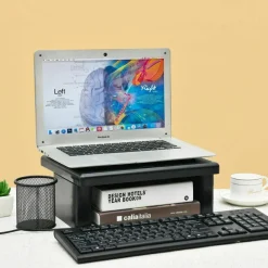 DAC Adjustable LCD/TFT Monitor Riser - 66 lb Load Capacity - Flat Panel Display Type Supported - 13