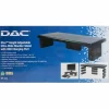 DAC Stax MP-211-Adjustable Ultra-Wide Monitor/Laptop Stand, Black - 66 lb Load Capacity - 4.8"x22"x 10.5" Depth - Plastic - Black - - 02238