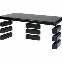 DAC Stax MP-211-Adjustable Ultra-Wide Monitor/Laptop Stand, Black - 66 lb Load Capacity - 4.8