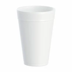 Dart Foam Drink Cups, 32 oz., White, 25/Bag, 20 Bags/Carton