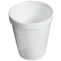 Dart Insulated Foam Drinking Cups, White, 8 Oz, Bag Of 25