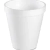 Dart Insulated Styrofoam Drinking Cups, White, 10 Oz, Box Of 25