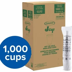 Dart J Cup 12 oz Insulated Foam Cups