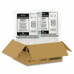 Dart Molded Fiber Hinged Trays, ProPlanet Seal, 3 Compartments, 8.65 x 7.94 x 2.98, Natural, 200/Carton