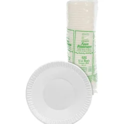 Dart Quiet Classic Laminated Foam Dinnerware, Bowl, 12 oz, White, 125/Pack