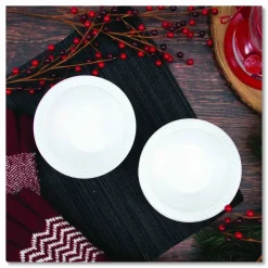 Dart Quiet Classic Laminated Foam Dinnerware Bowls, 10 to 12 oz, White, 125/Pack, 8 Packs/Carton