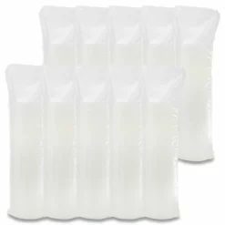 Dart Translucent Slotted Foam Cup Lids - Translucent - 100 / Pack - 10 / Carton