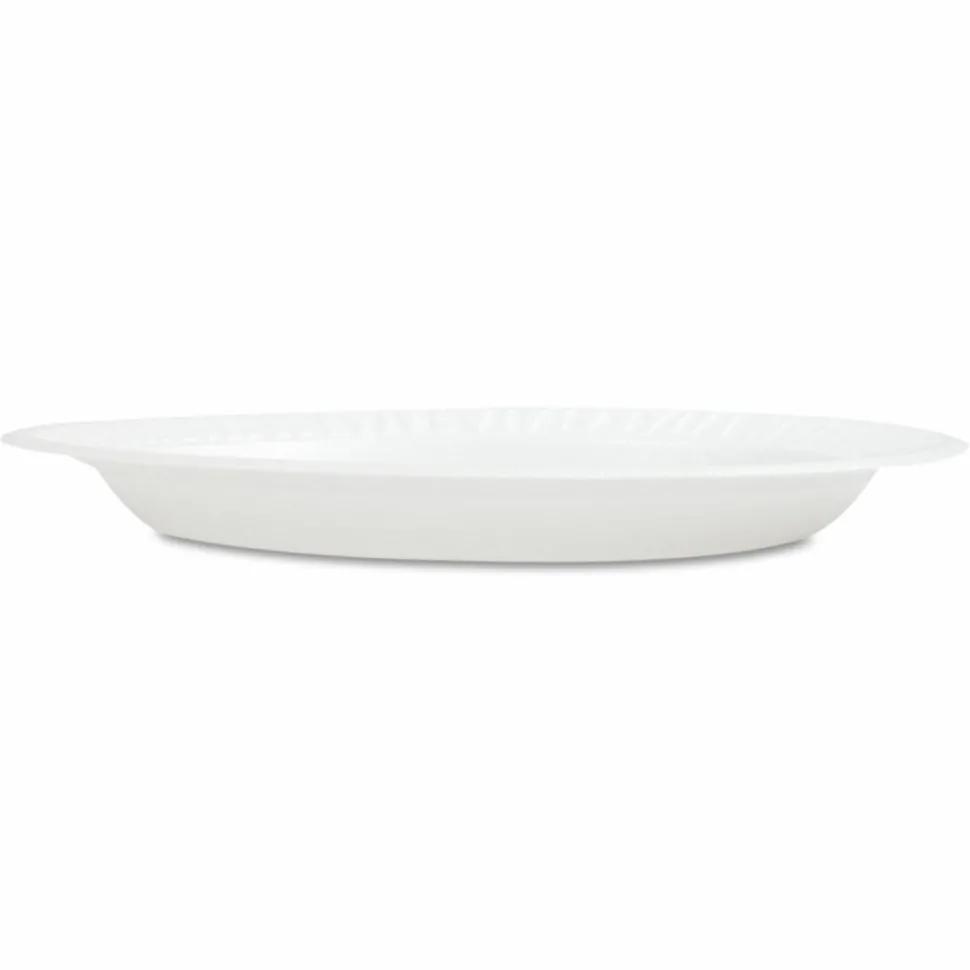 Dart Concorde Foam Plates, 9", White, Carton Of 500
