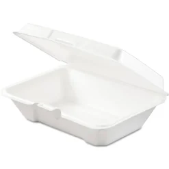 Dart Hinged-Lid Carryout Food Containers, 1 Compartment, 2 7/8
