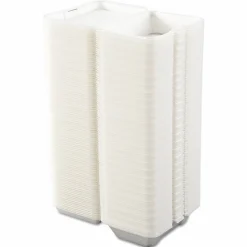 Dart Hinged-Lid Carryout Food Containers, 1 Compartment, 2 7/8