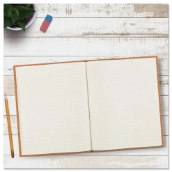 Da Vinci Perfect Binding Executive Hard-Cover Journal, 8 1/2" x 11", Tan