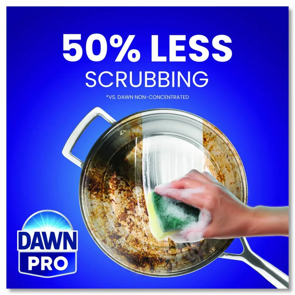 Dawn Professional Heavy-Duty Manual Pot/Pan Dish Detergent, Original Scent, 38 oz Bottle, 8/Carton