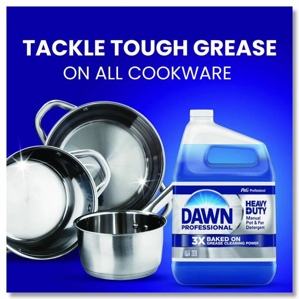 Dawn Professional Heavy-Duty Manual Pot/Pan Dish Detergent, Original Scent, 38 oz Bottle, 8/Carton