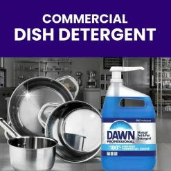 Dawn Professional Manual Pot and Pan Detergent, Dish Soap, Liquid Concentrate, Original Scent, 1 Gallon