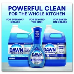 Dawn Professional Manual Pot/Pan Dish Detergent, Lemon Scent, 38 oz Bottle, 8/Carton