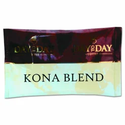 Day to Day Coffee 100% Pure Coffee, Kona Blend, Each Pack Makes 6 Cups, 42 Packs/Carton