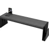 Deflecto Heavy-Duty Desk Shelf, 6 13/16"H x 25 5/8"W x 7"D, Black