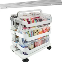 Deflecto Stackable Caddy Organizer Multi-Pack Bundle