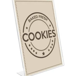 Deflecto Anti-Glare Slanted Sign Holder, Portrait, 11