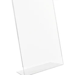 Deflecto Anti-Glare Slanted Sign Holder, Portrait, 11