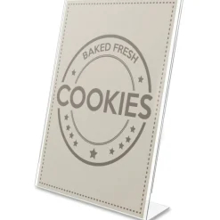 Deflecto Anti-Glare Slanted Sign Holder, Portrait, 11