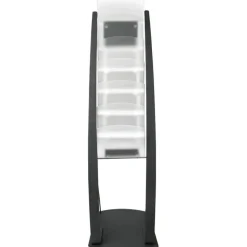 Deflect-O Contemporary 6-Pocket Literature Floor Display, 49