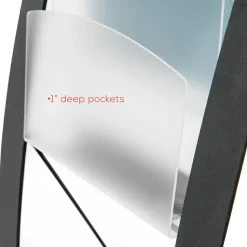 Deflect-O Contemporary 6-Pocket Literature Floor Display, 49