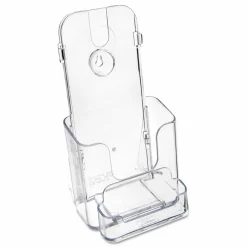 Deflecto Countertop Leaflet Holder With Business Card Holder