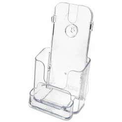 Deflecto Countertop Leaflet Holder With Business Card Holder