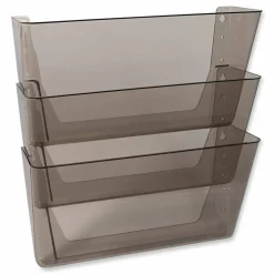 deflecto DocuPocket Three-Pocket File Partition Set, 3 Sections, Letter Size, 13